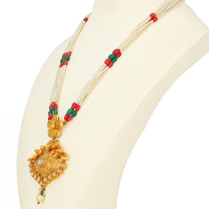 Majestic Pearl Strand Golden Temple Inspired Designer Haram