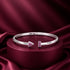 Majestic Pink Harmony 925 Sterling Silver Kada for Women
