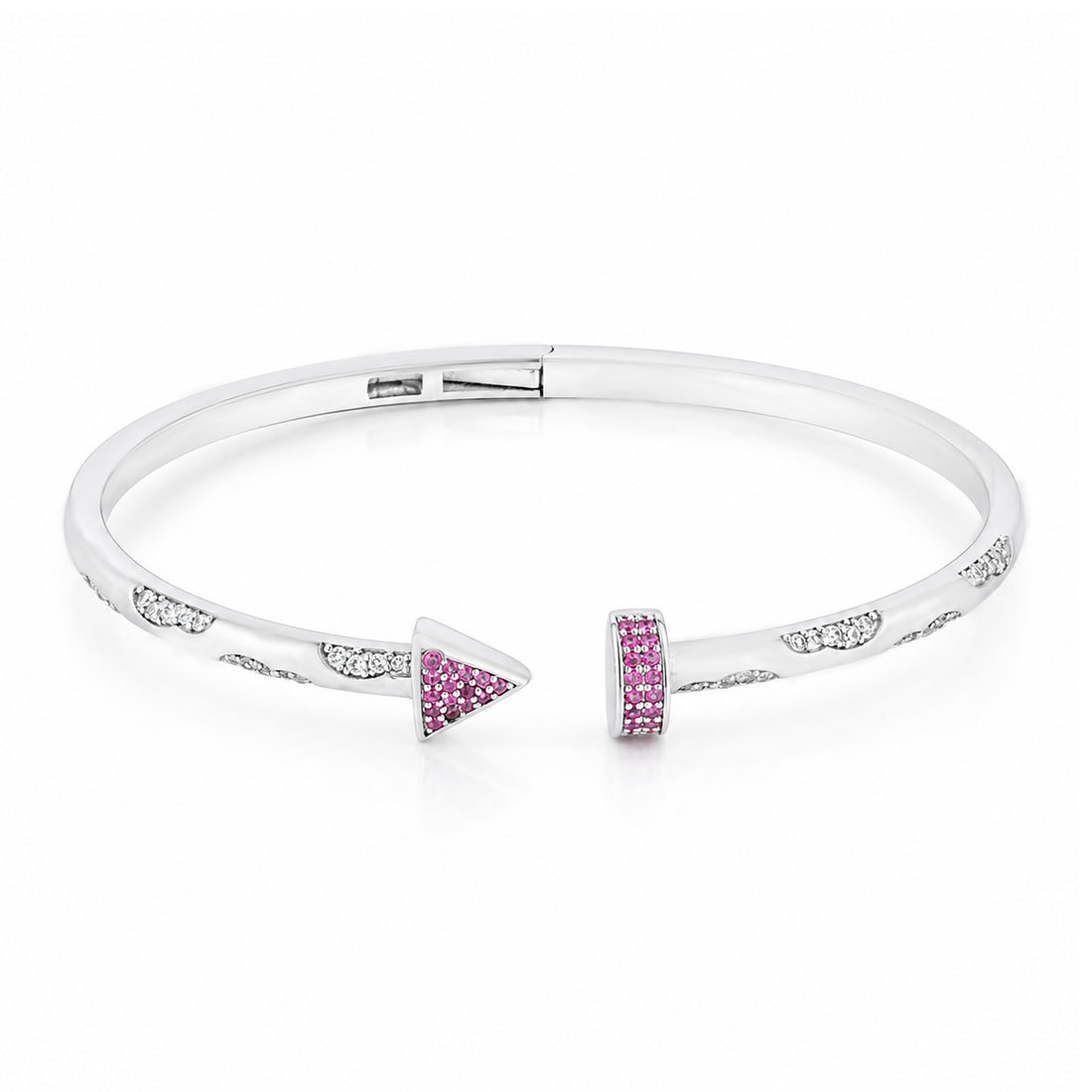 Majestic Pink Harmony 925 Sterling Silver Kada for Women