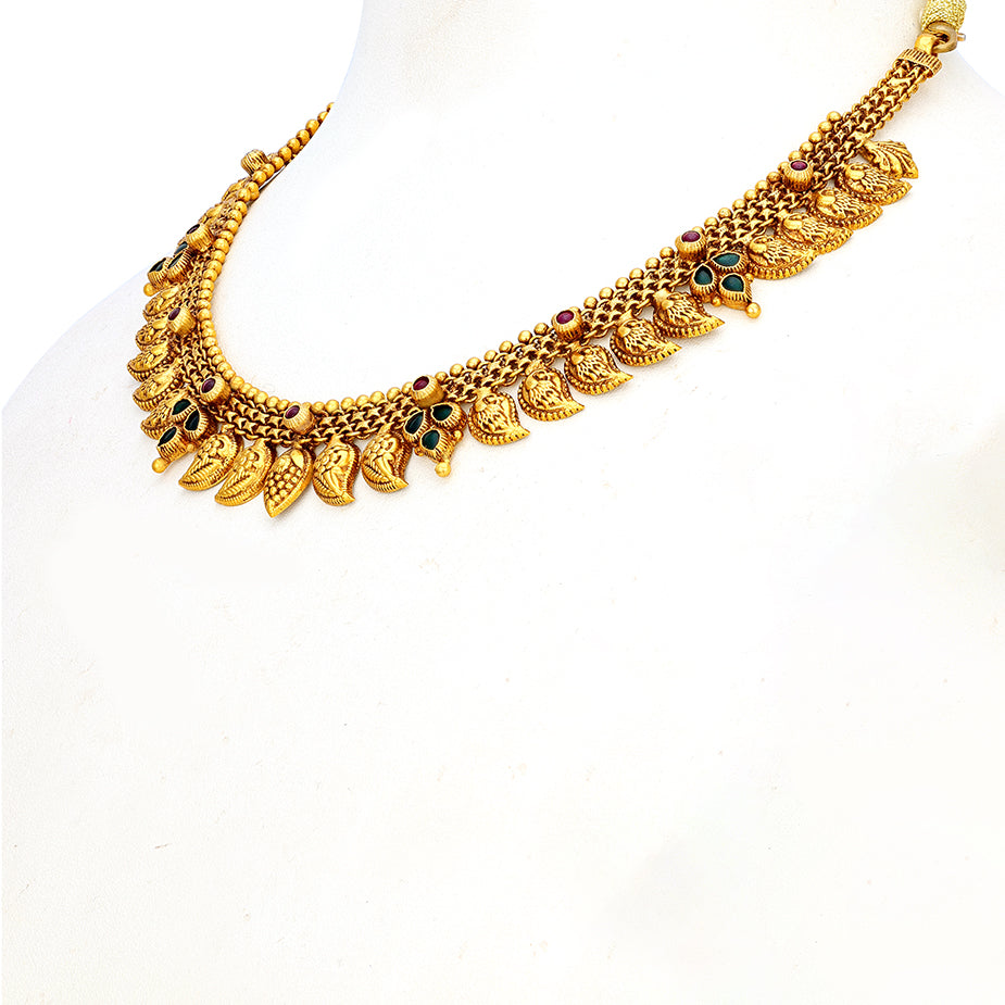 Mango Motif 925 Sterling Silver Necklace for women