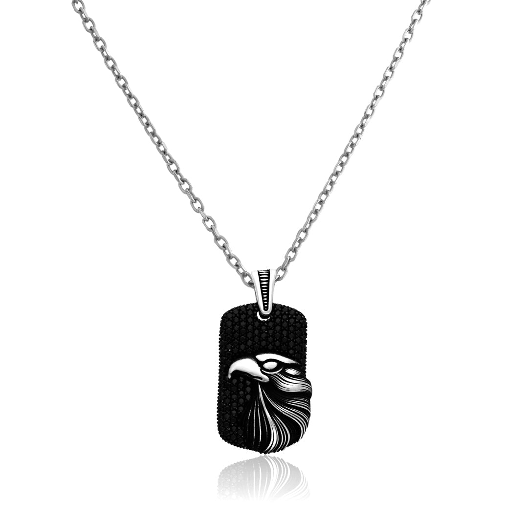 Mens Phoenix Silver Pendant