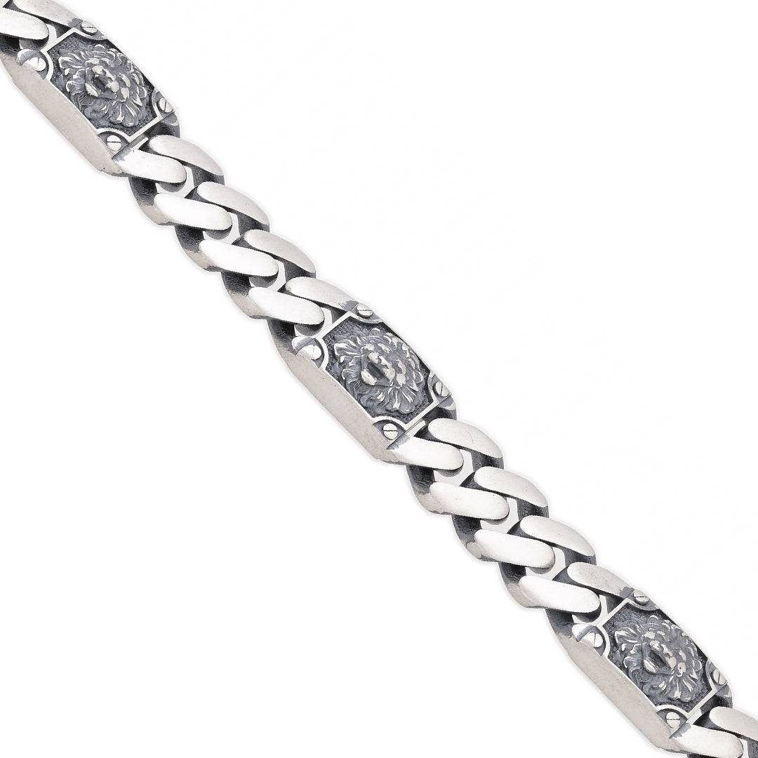 Mens Silver Chain Bracelet