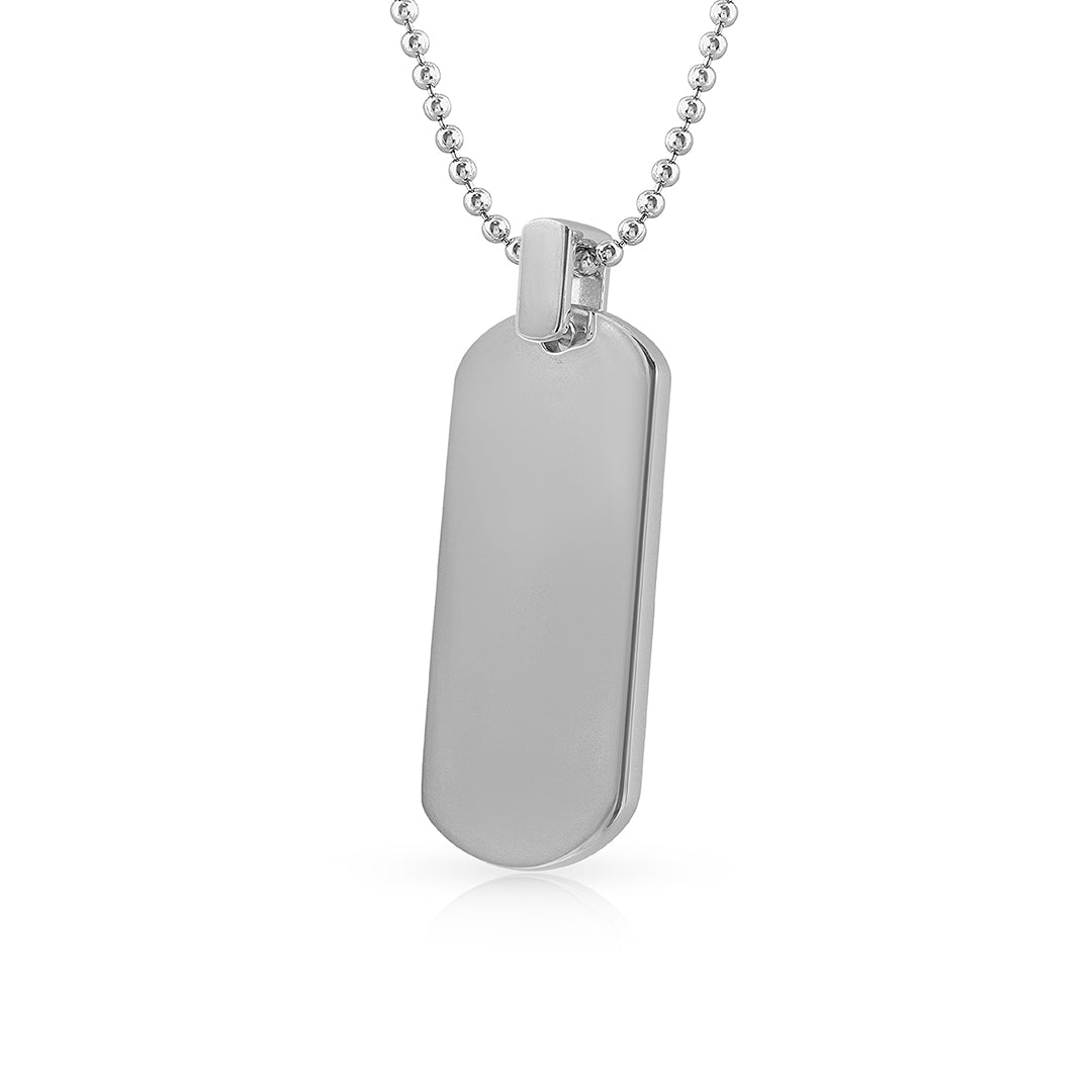 Minimal Personalised Shine 925 Sterling Silver Pendant for women