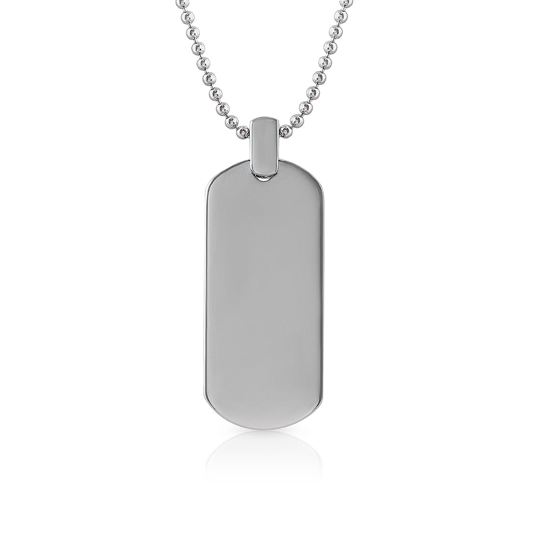 Minimal Personalised Shine 925 Sterling Silver Pendant for women