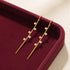 Minimal Crystal Grace 925 Sterling Silver Statement Earrings
