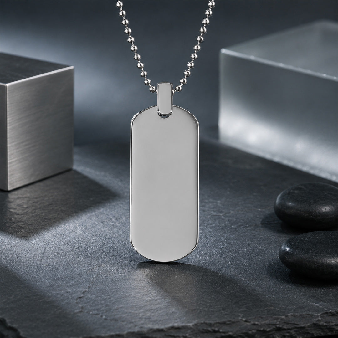 Minimal Personalised Shine 925 Sterling Silver Pendant for women
