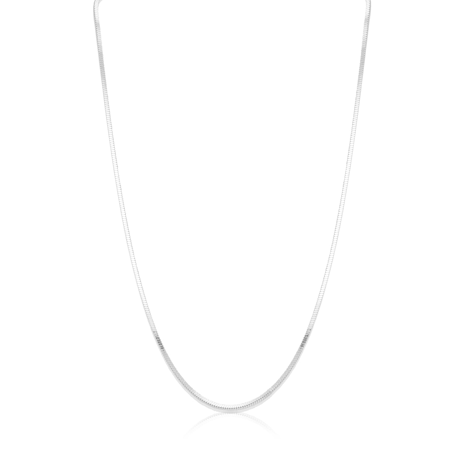 Minimalist 925 Sterling Silver Streamlined Chain for Women