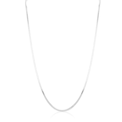 Minimalist 925 Sterling Silver Streamlined Chain for Women
