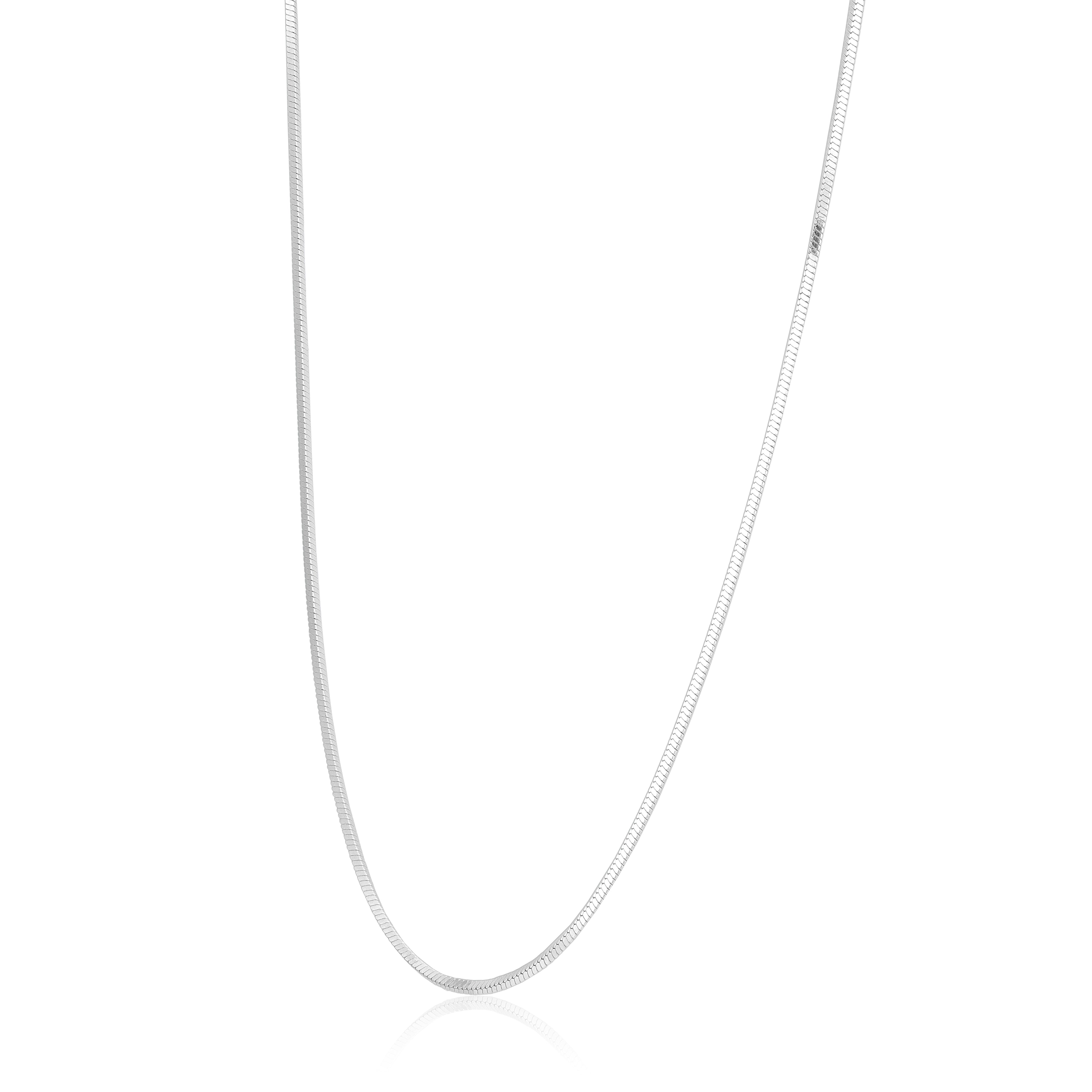 Minimalist 925 Sterling Silver Streamlined Chain for Women