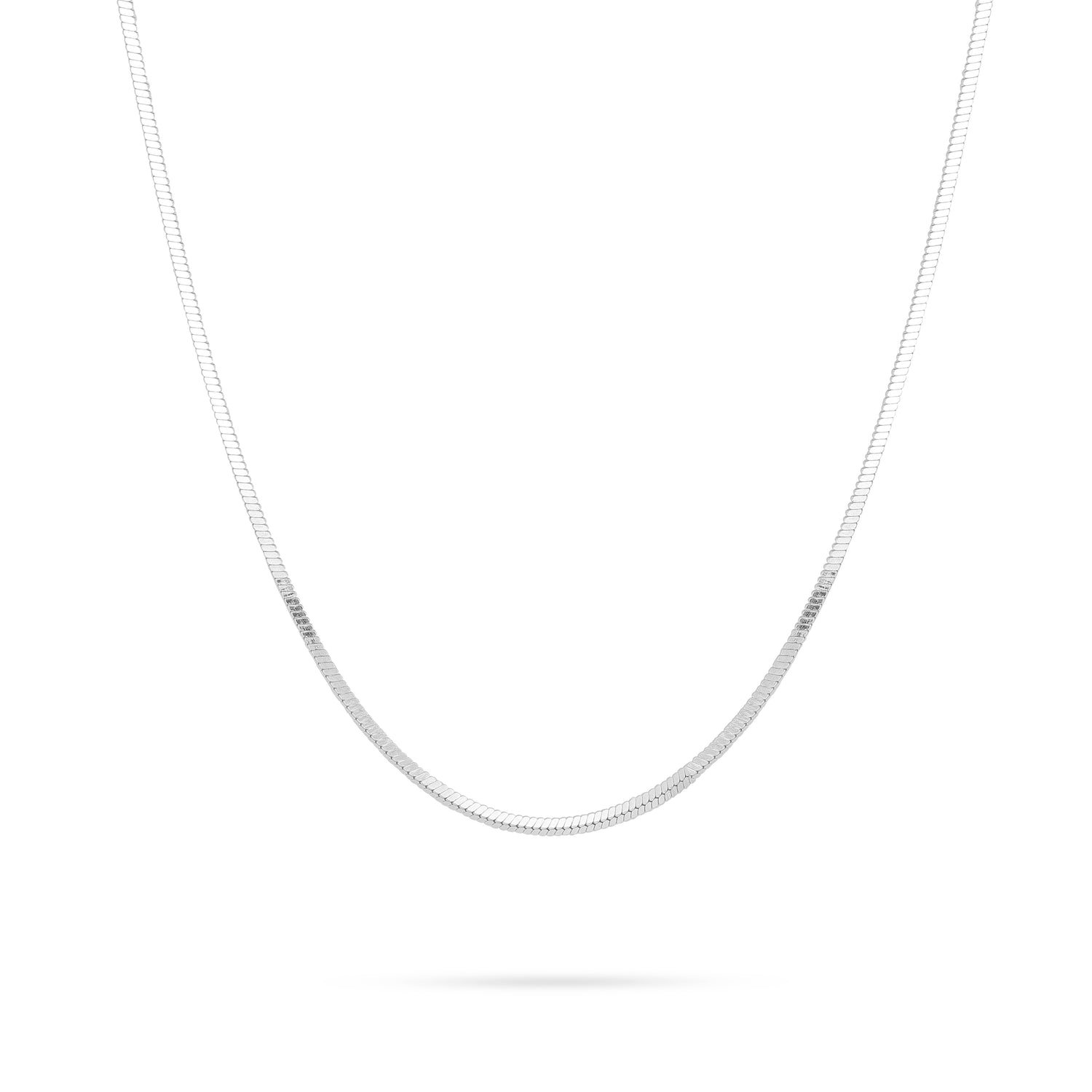 Minimalist 925 Sterling Silver Streamlined Chain for Women
