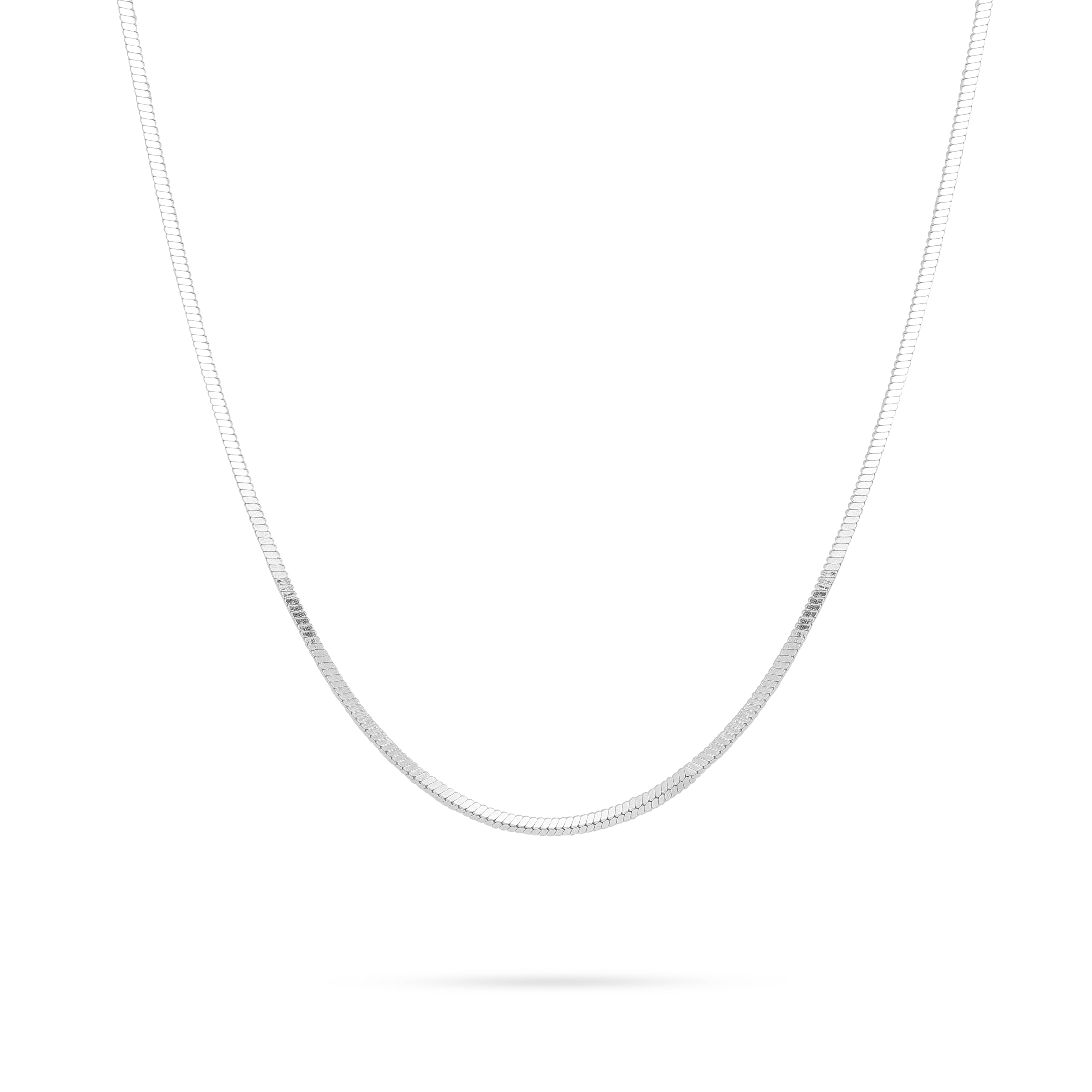 Minimalist 925 Sterling Silver Streamlined Chain for Women