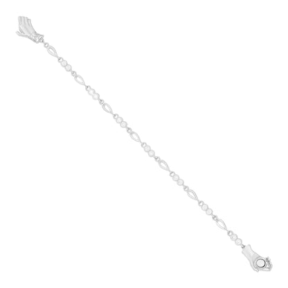 Minimalist Glow Rhodium Plated Graceful Bracelets