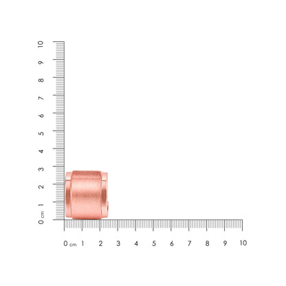 Minimalist Satin Finish Rose Gold Huggie Hoop Earrings