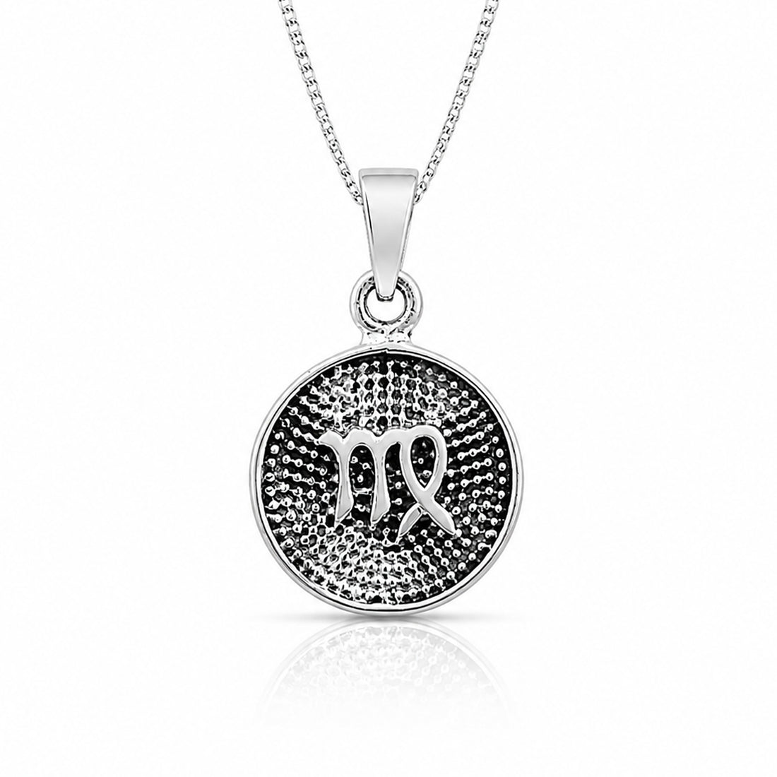 Minimalist Virgo Zodiac 925 Sterling Silver Pendant