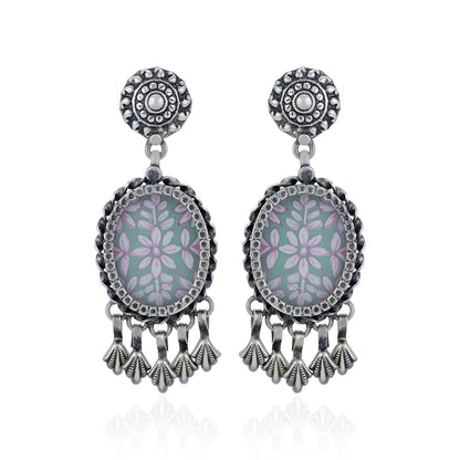 Mint Blossom 925 Sterling Silver Earing