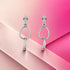 Modern Loop Hoop 925 Sterling Silver Earrings for Women