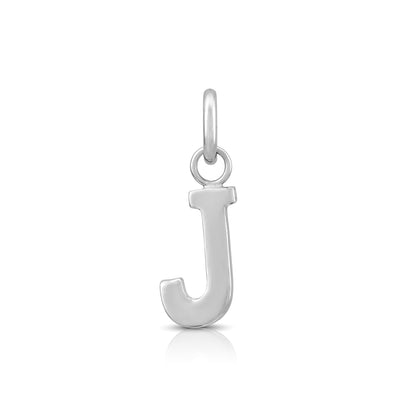 Modern Script J 925 Sterling Silver Pendant for Women