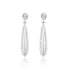 Modern Gem Spike 925 Sterling Silver Earrings for Women
