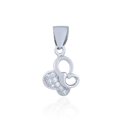 Modern Heartloop 925 Sterling Silver Pendant for Women