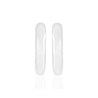 Modern Hollow Hoop 925 Sterling Silver Earring for Women