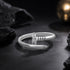 Modern Metallic Twist 925 Sterling Silver Ring for Women