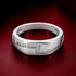 Modern Zigzag Spark 925 Sterling Silver Statement Ring
