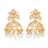 Mother Of Pearl Mist Jhumka Earrings