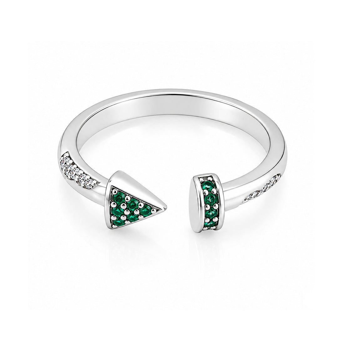 Mystic Malachite Glow 925 Sterling Silver ring for women