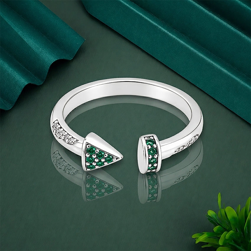 Mystic Malachite Glow 925 Sterling Silver ring for women