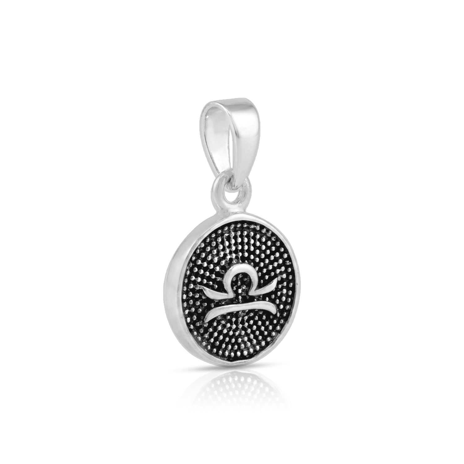 Mystical Horoscope Libra 925 Sterling Silver Pendant for Women