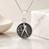 Mystical Horoscope Libra 925 Sterling Silver Pendant for Women