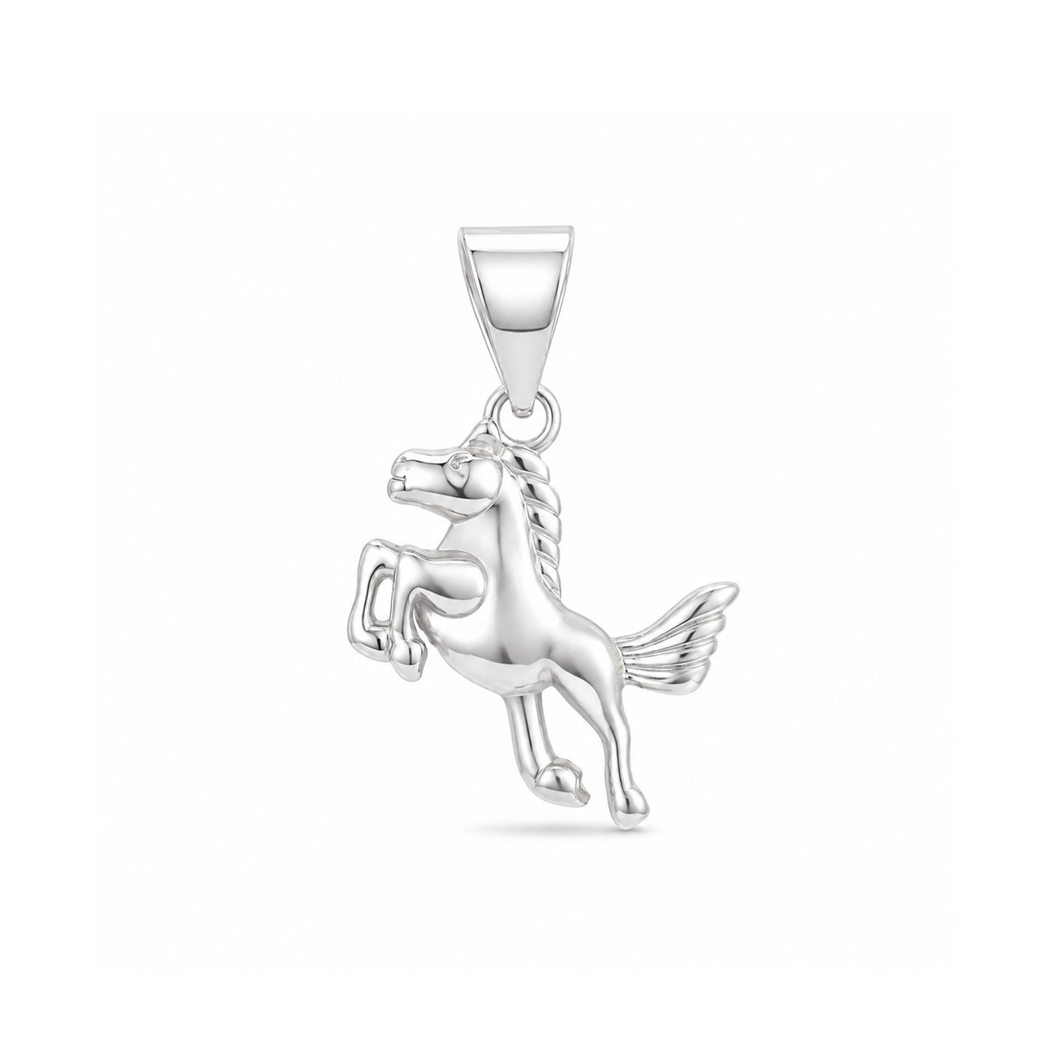 Mythic Horse 925 Sterling Silver Elegant Charm Pendant