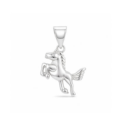 Mythic Horse 925 Sterling Silver Elegant Charm Pendant