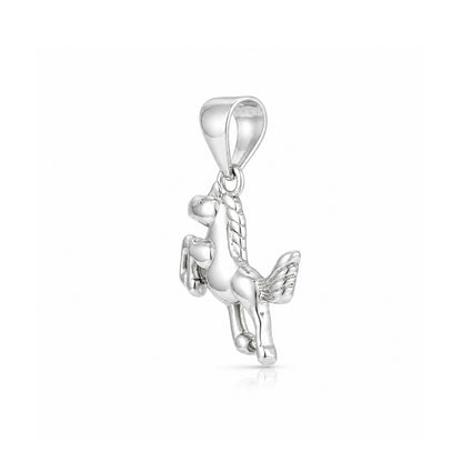 Mythic Horse 925 Sterling Silver Elegant Charm Pendant