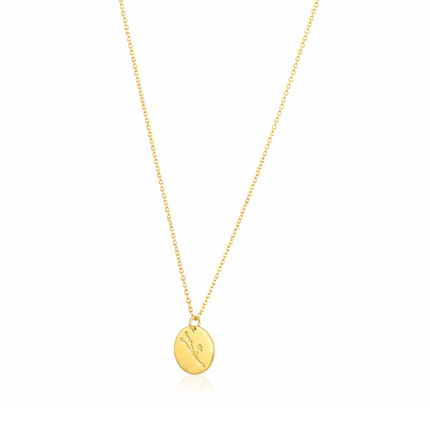 Nature Inspired Blossom 925 Sterling Silver Chain Pendant