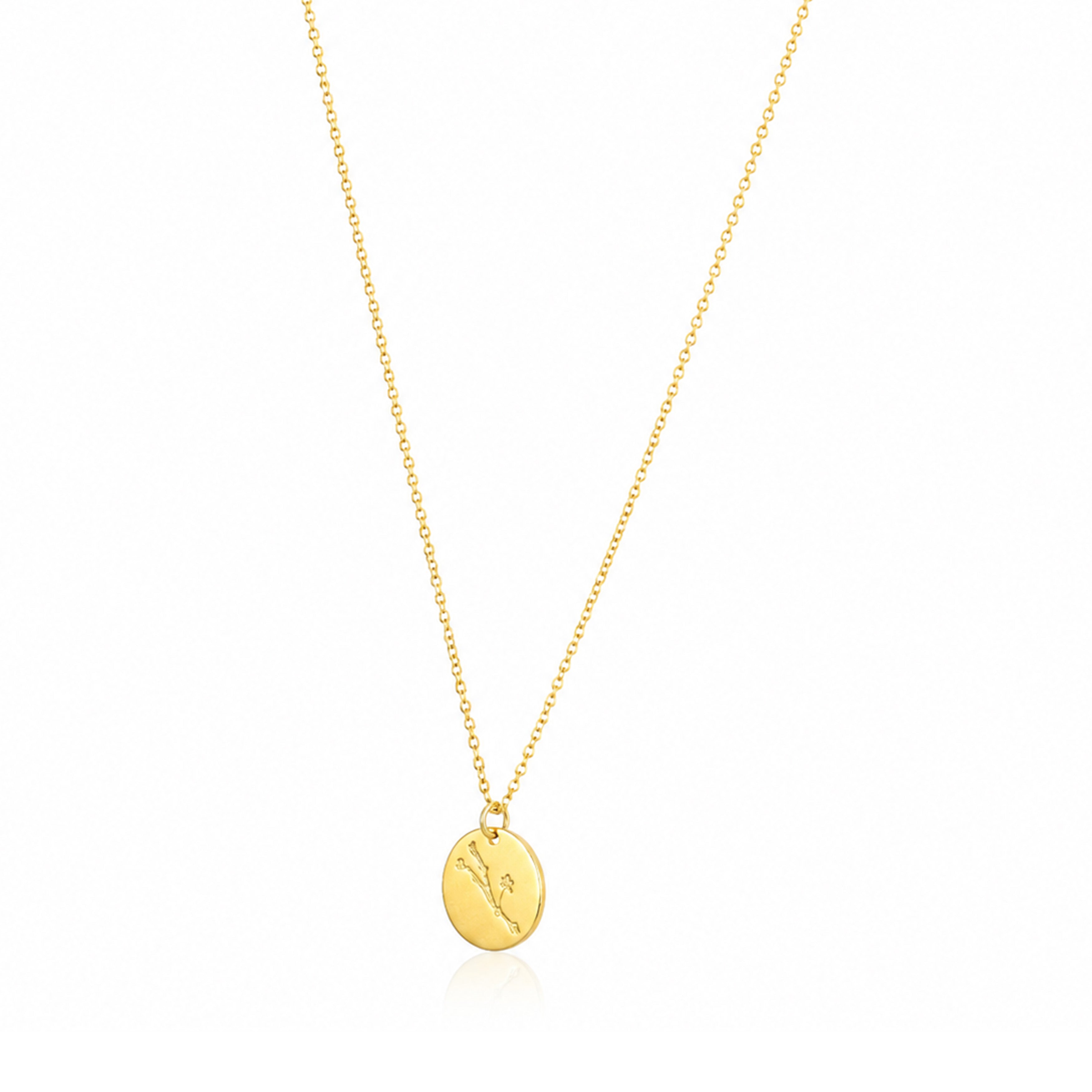 Nature Inspired Blossom 925 Sterling Silver Chain Pendant