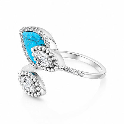 Ocean Inspired Elegance 925 Sterling Silver rings for women