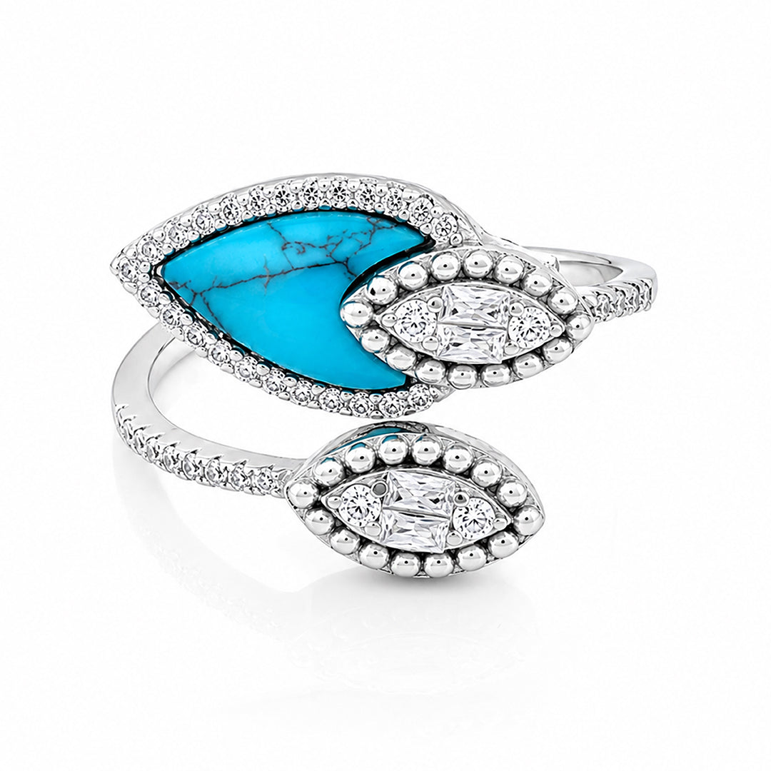 Ocean Inspired Elegance 925 Sterling Silver rings for women