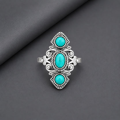 Ocean Empress 925 Sterling Silver Artistic Designer Ring