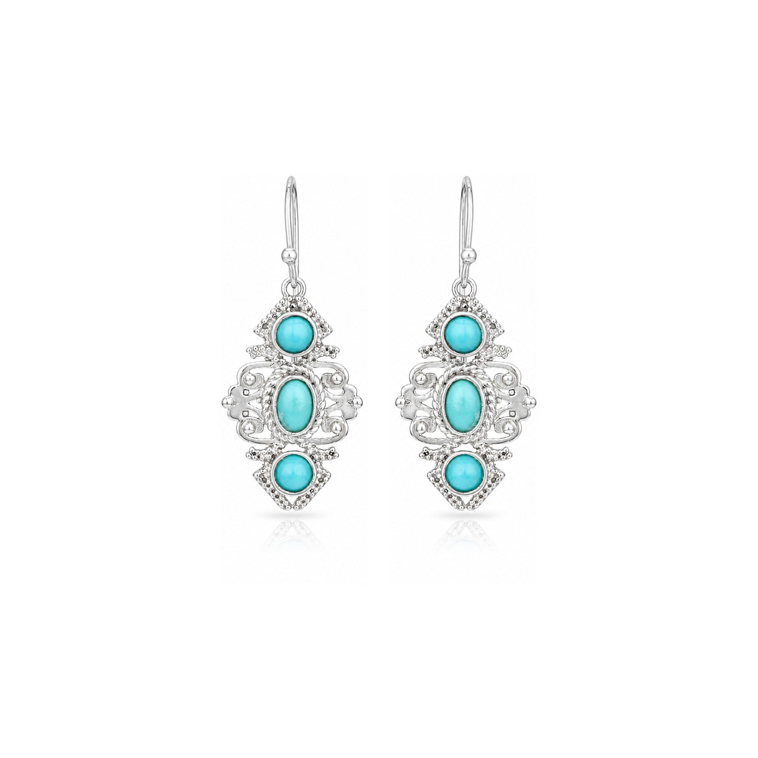 Ocean Scroll Radiance 925 Sterling Silver Earring