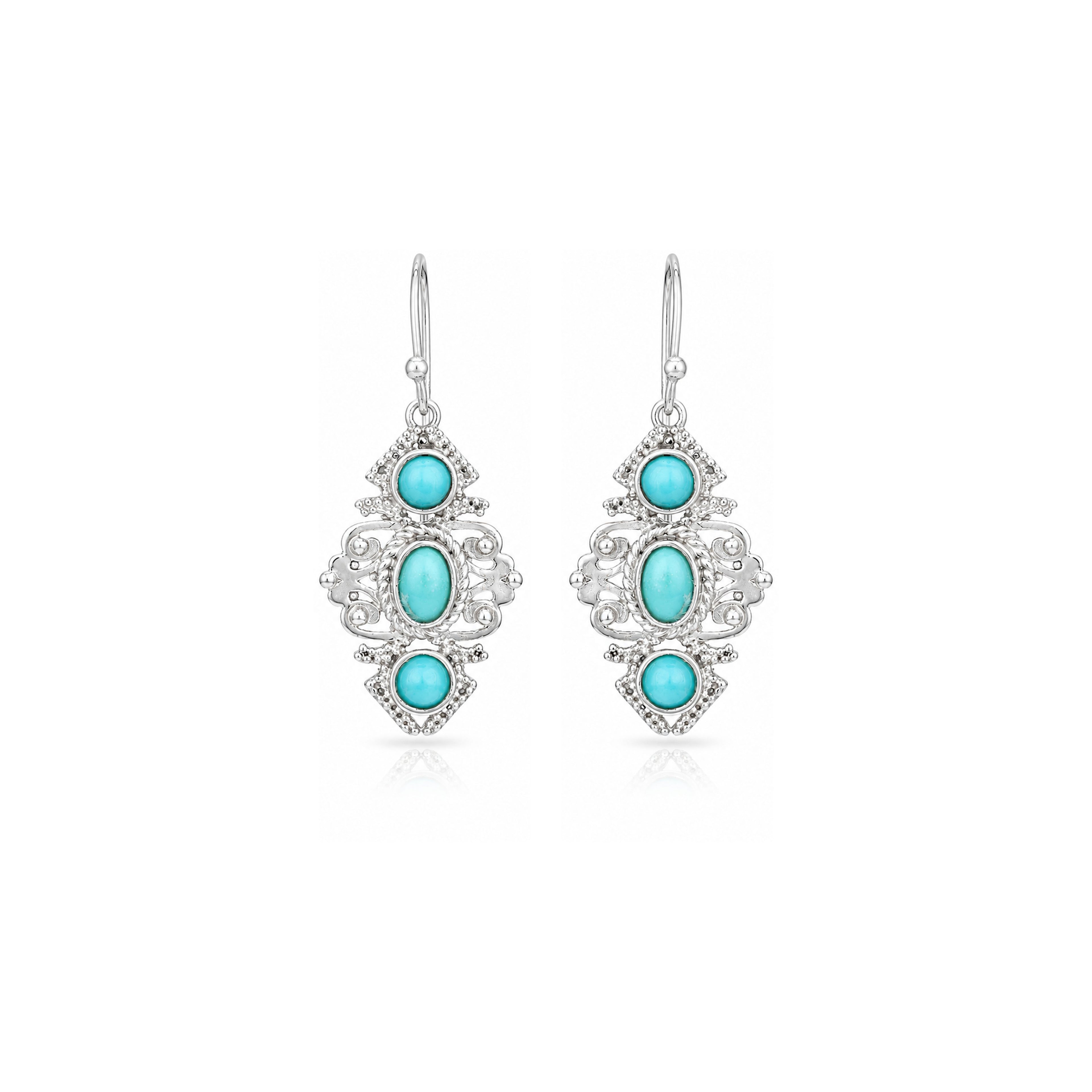 Ocean Scroll Radiance 925 Sterling Silver Earring