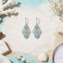 Ocean Scroll Radiance 925 Sterling Silver Earring