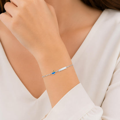 Ocean Splash Sterling Silver Bracelet