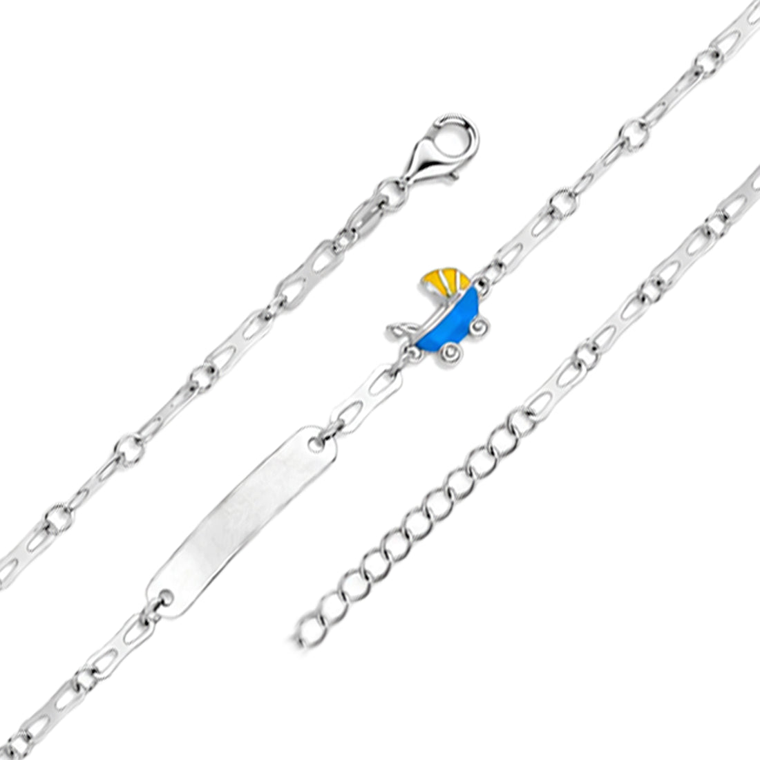 Ocean Splash Sterling Silver Bracelet