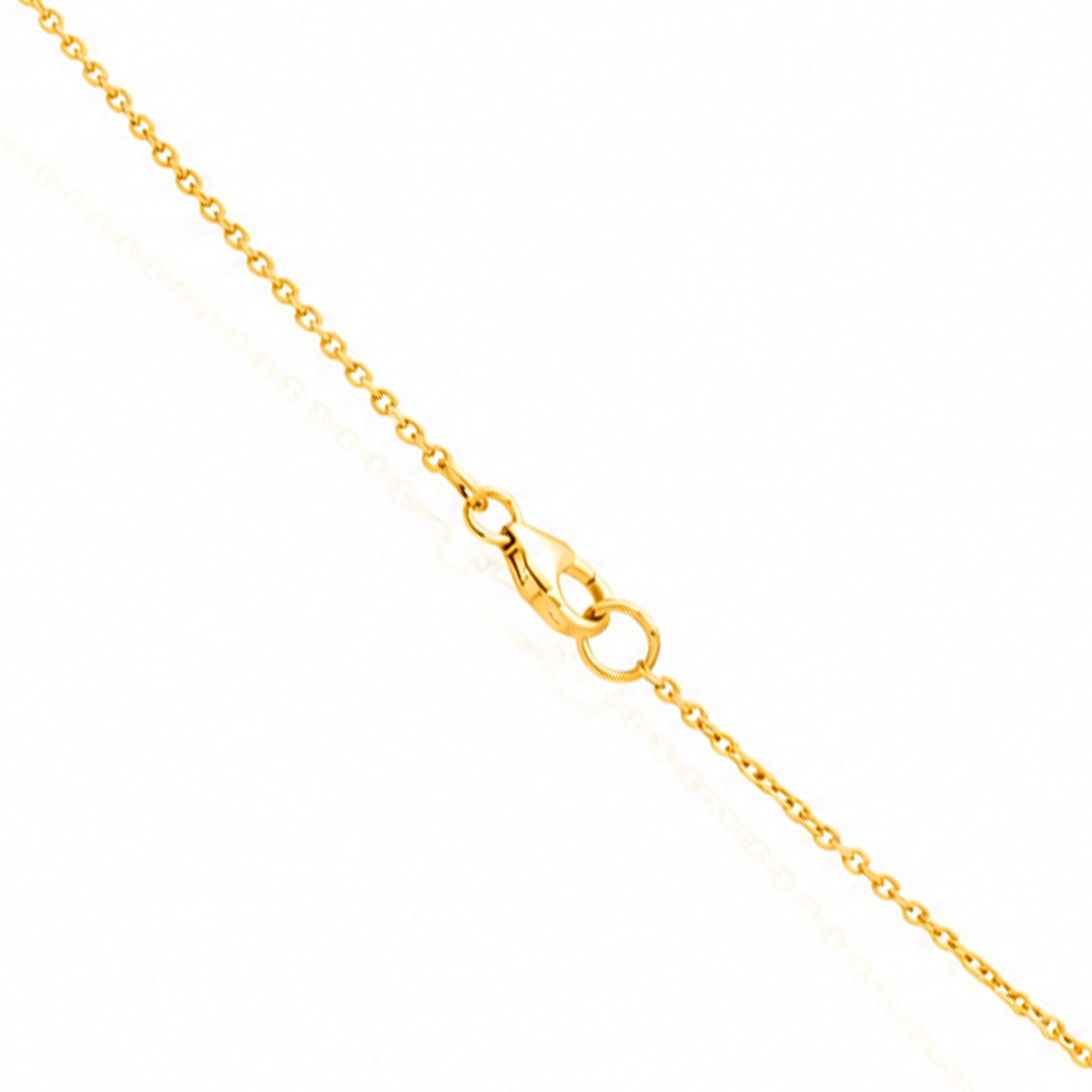Open Clover Rutilated Quartz Silver Pendant Chain
