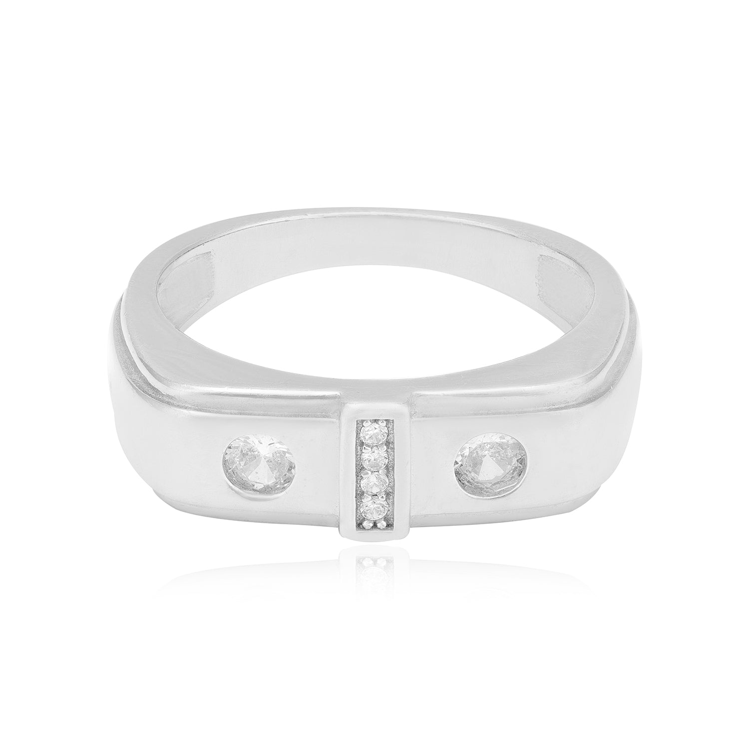 Opulent Allure 925 Rhodium Plated Ring 
