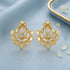 Opulent Mother Pearl 925 Sterling Silver Chandbali Earrings