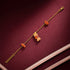 Orange Quartz 925 Sterling Silver Designer Bracelet
