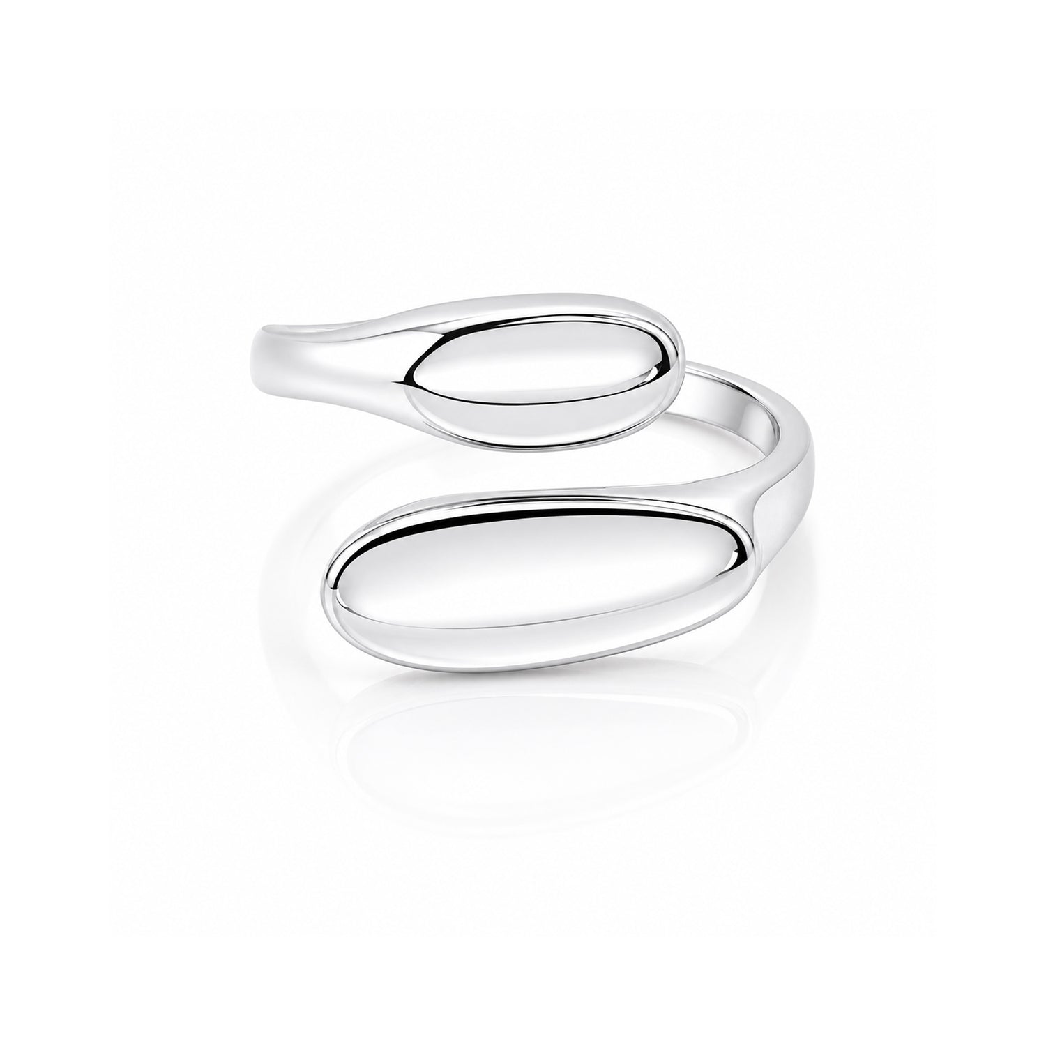 Organic Curve 925 Sterling Silver Luxury Rings for Women