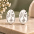 Organic Molten Droplet Silver Earring